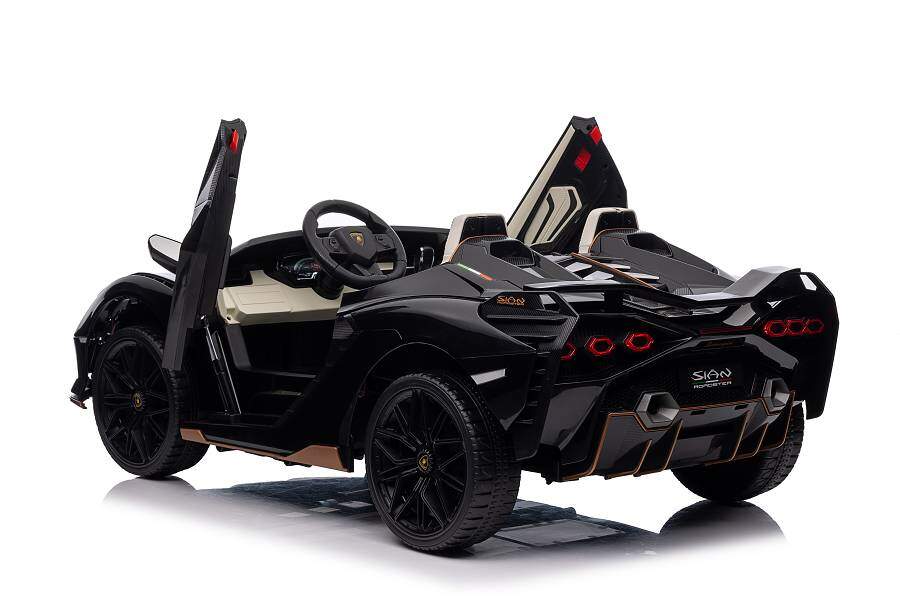 Kinderfahrzeug Lamborghini SIAN 2 Sitzer - schwarz