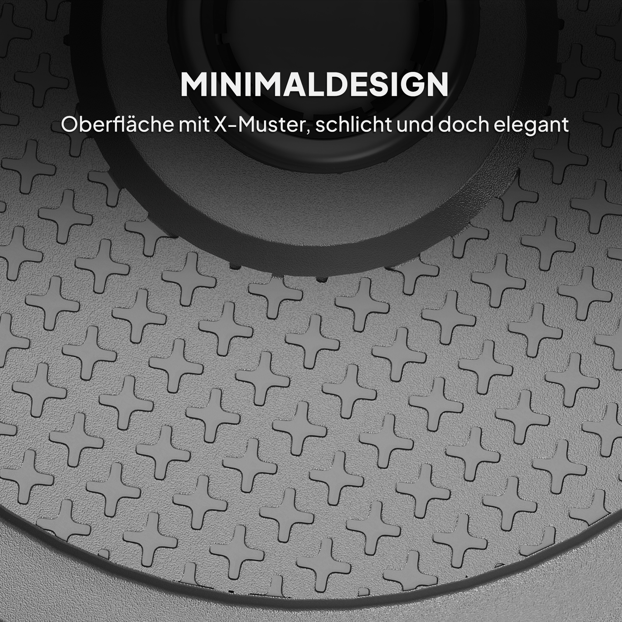 Sonnenschirmständer aus Zement 22kg Rund Schirmständer mit Feststellknopf, für Sonnenschirm 38mm/48mm