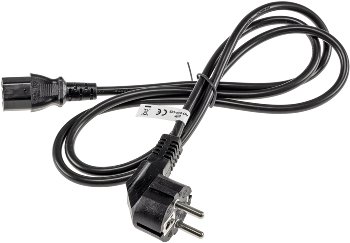 Kaltgeräte Netzkabel 1,5m - H03VV-F3G 0,75 mm² 10/16A/250V, schwarz Kaltgeräte Netzkabel 1,5m - H03VV-F3G 0,75 mm² 10/16A/250V, schwarz