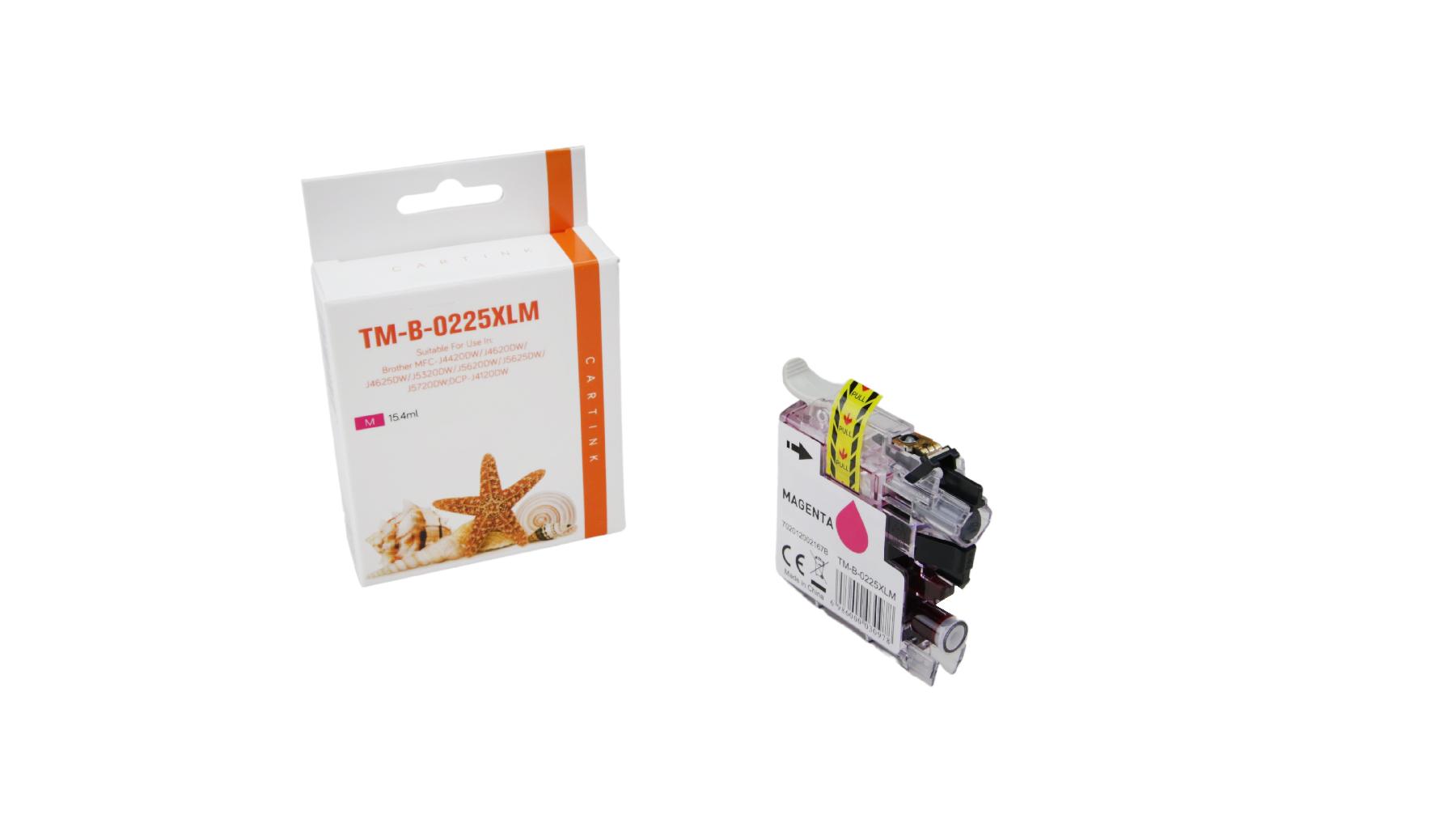 LC225M alternativ Seestern Tinte magenta für Brother / LC225M / 15,4ml