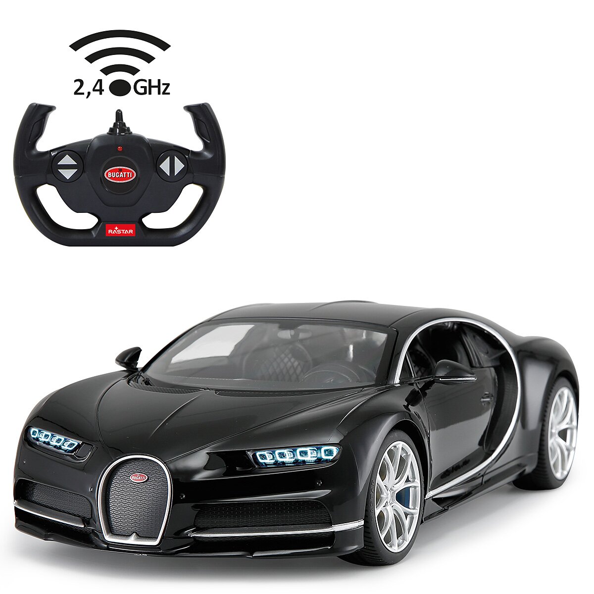 Bugatti Chiron 1:14 schwarz 2,4GHz
