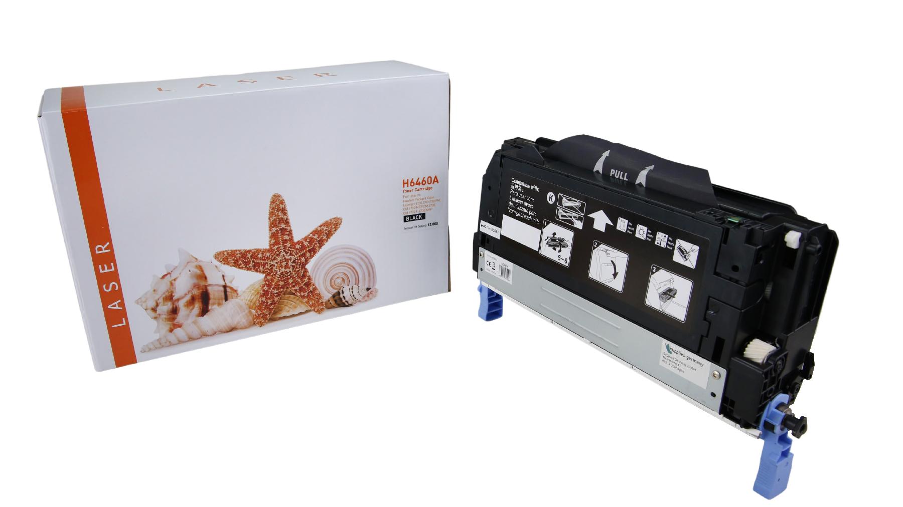Q6460A alternativ Toner schwarz für HP / Q6460A / 12.000 Seiten
