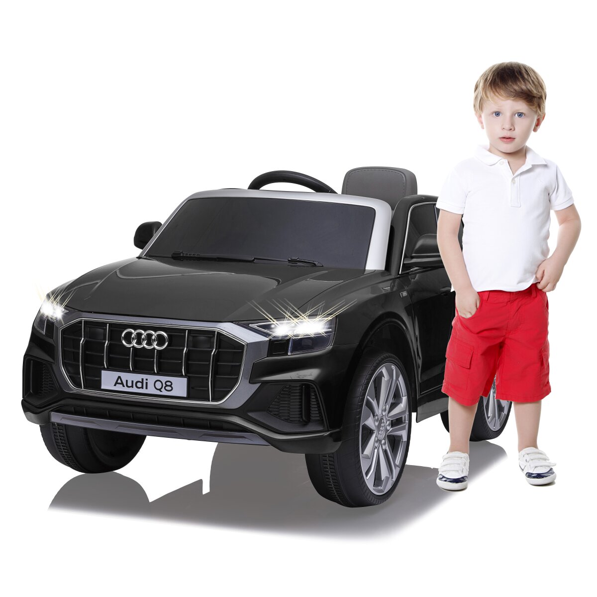 Kinderfahrzeug Audi Q8 schwarz Kinderfahrzeug Audi Q8 schwarz