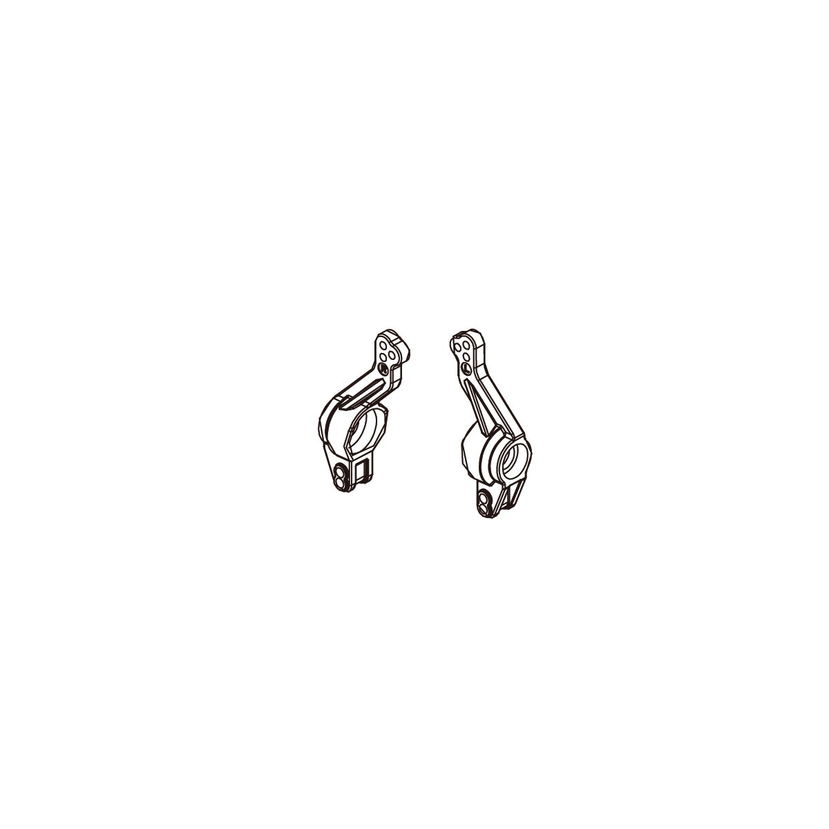 Achsschenkel VE2 Vo-Mj-Ti- Ho-In hinten schmal Achsschenkel VE2 Vo-Mj-Ti- Ho-In hinten schmal