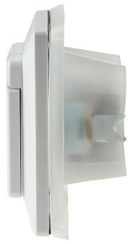 MILOS Schutzkontakt-Steckdose IP44, 250V~/ 16A, inkl. Rahmen, UP, weiß matt