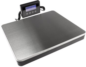 Paketwaage / Versandwaage "CT PW-50", 0,1-50kg, ±10g, 30x25cm Edelstahl-Platte