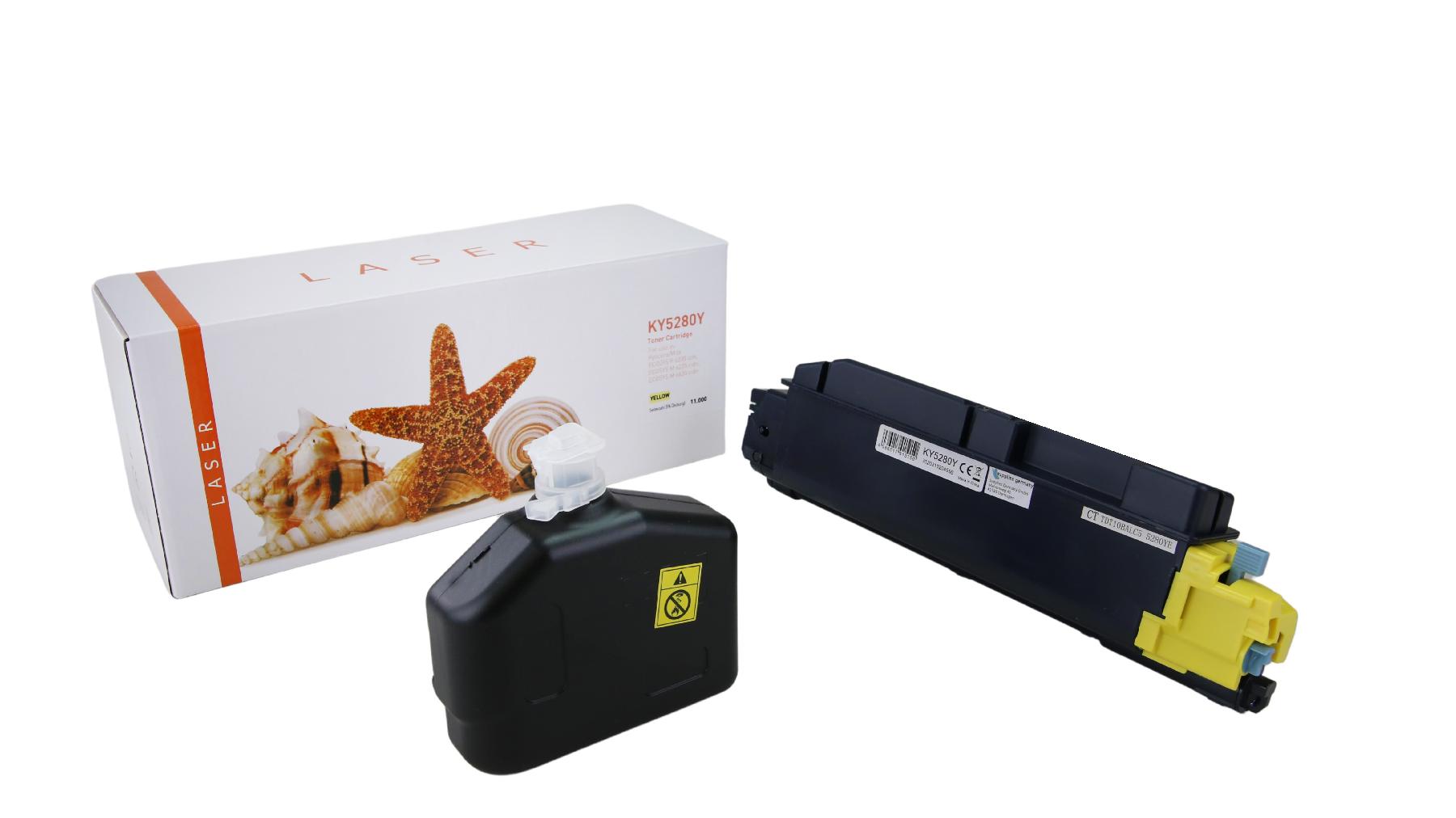 TK5280Y alternativ Toner gelb für Kyocera / TK5280Y / 11.000 Seiten TK5280Y alternativ Toner gelb für Kyocera / TK5280Y / 11.000 Seiten