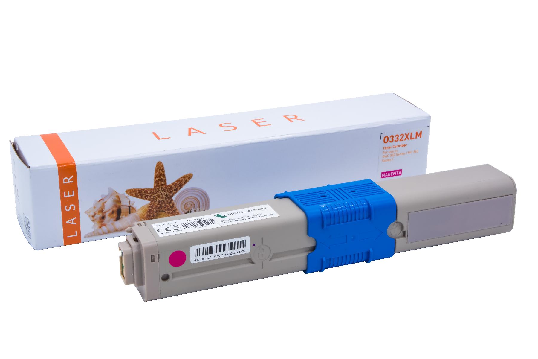 C332XLM alternativ Toner magenta Oki / 46508710 / 3.000 Seiten C332XLM alternativ Toner magenta Oki / 46508710 / 3.000 Seiten