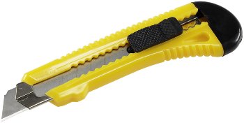 Abbrechmesser mit 18mm-Klinge - mit Metallschaft Abbrechmesser mit 18mm-Klinge - mit Metallschaft