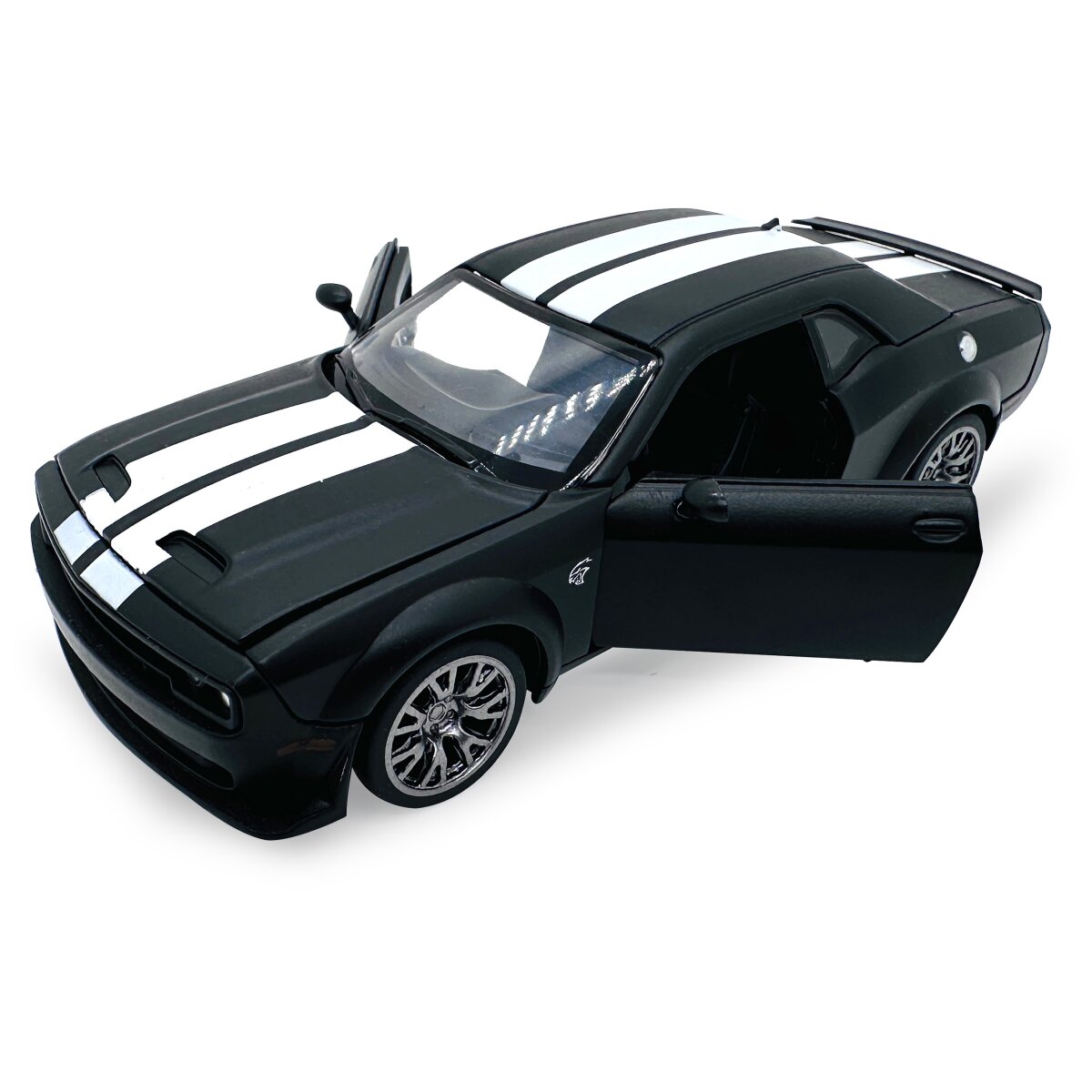 Dodge Challenger SRT Jailbreak Diecast 1:36 schwarz 2in1