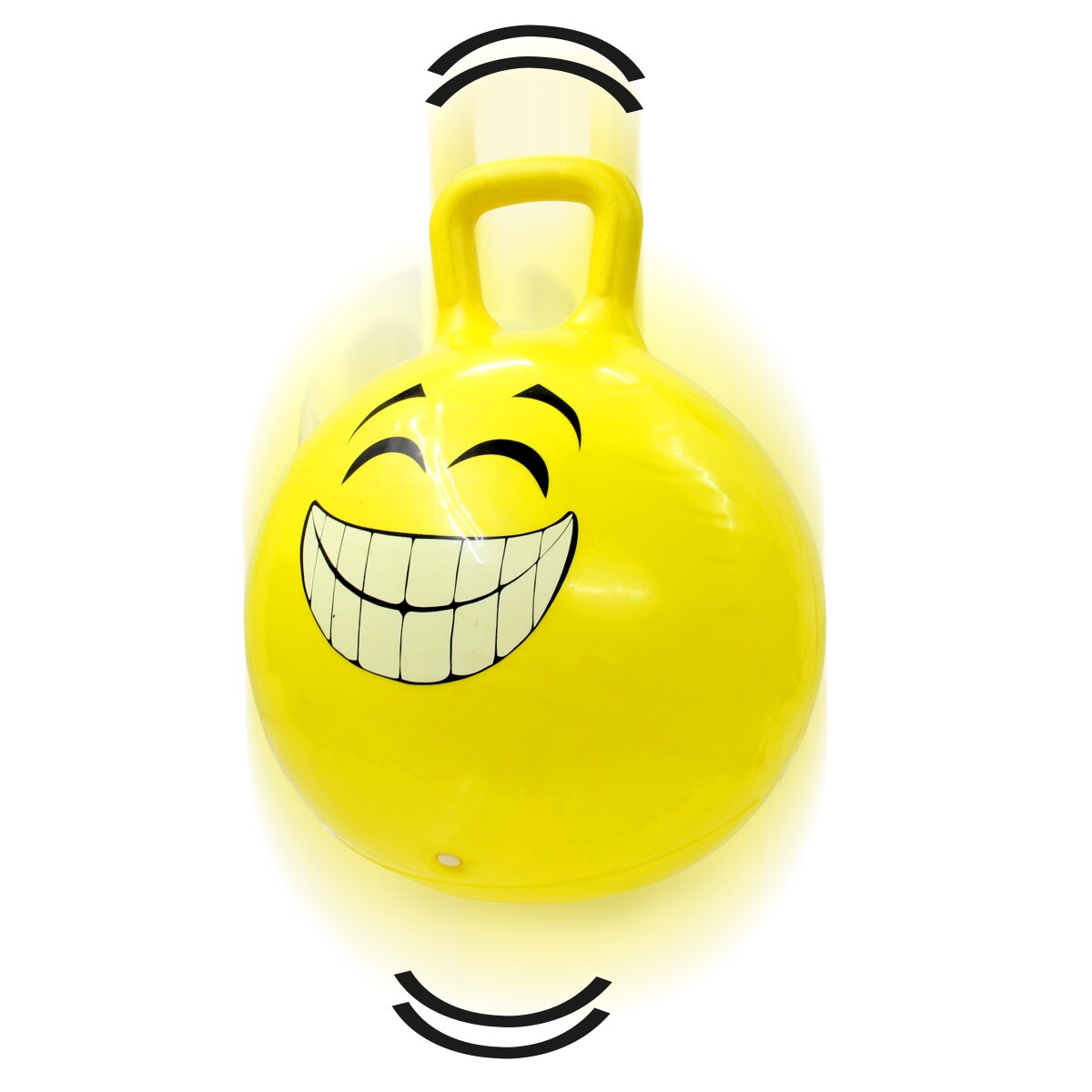 Hüpfball Smile HoppyDoo gelb 450mm mit Pumpe