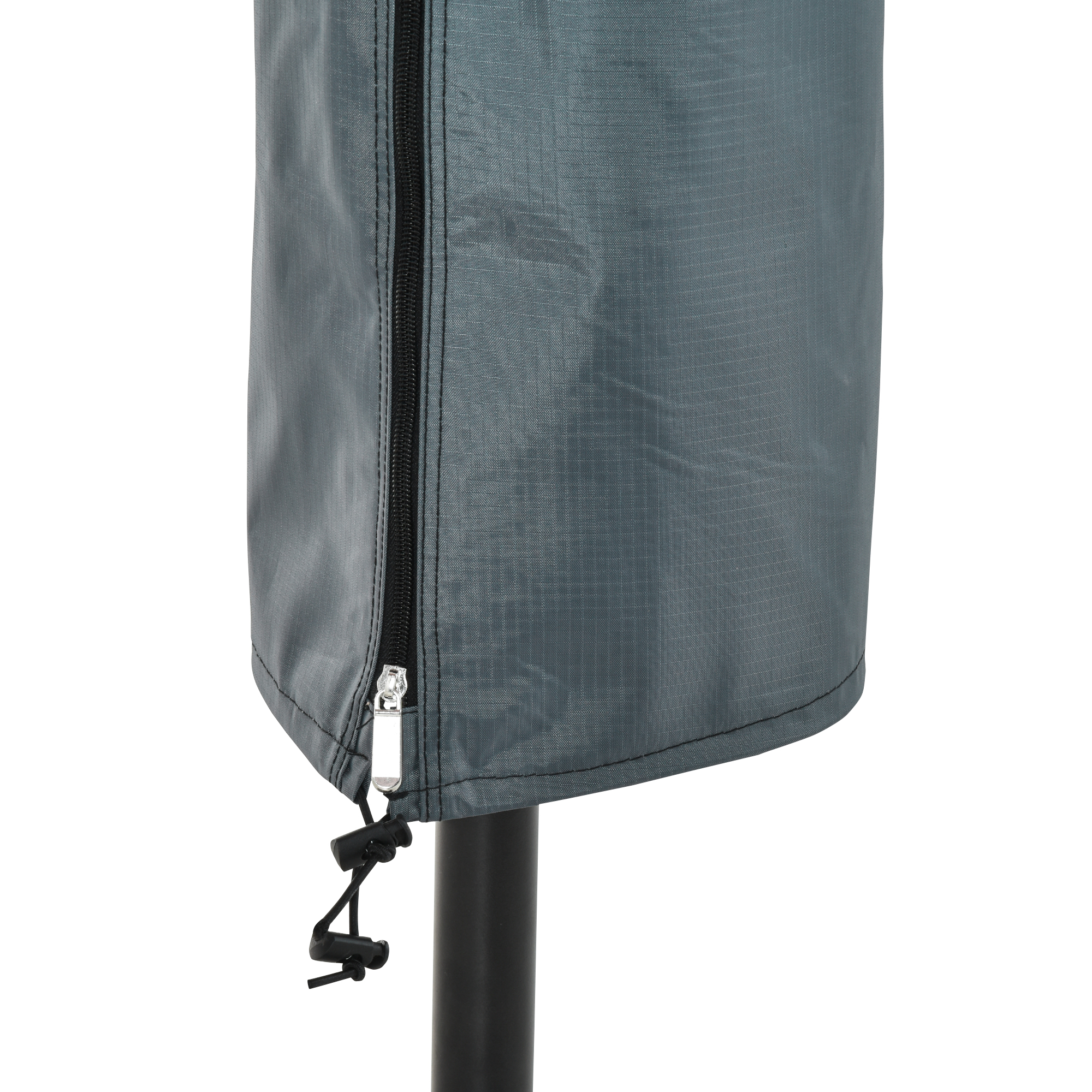 Schirmhülle für Gartenschirm, wetterfest, Reißverschluss, Oxford-Polyester, 178 cm, Grau