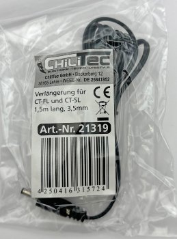 Verlängerungskabel für CT-FL und CT-SL / 1,5m lang, Stecker / Buchse