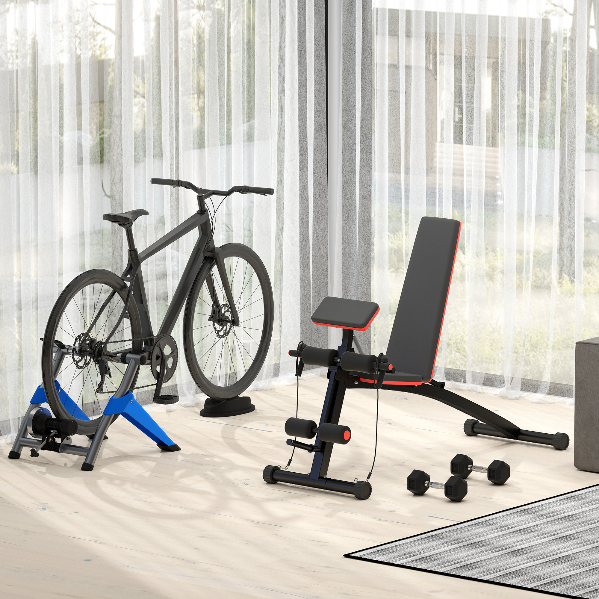 Hexagon Hanteln, 2er Set Hanteln mit gerändeltem Griff, Kurzhantelset aus Gusseisen, 2 x 4 kg, Kurzhanteln für Männer Frauen, Zuhause, Fitnessstudio, Krafttraining