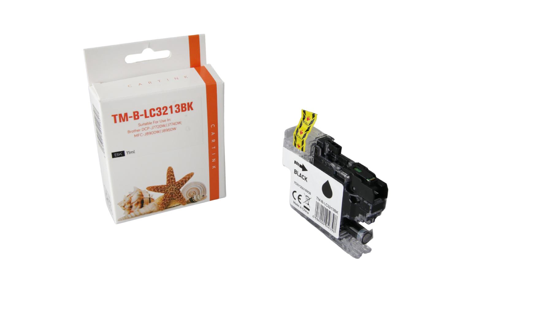 LC3213BK alternativ Seestern Tinte black für Brother / LC3213BK / 400 Seiten