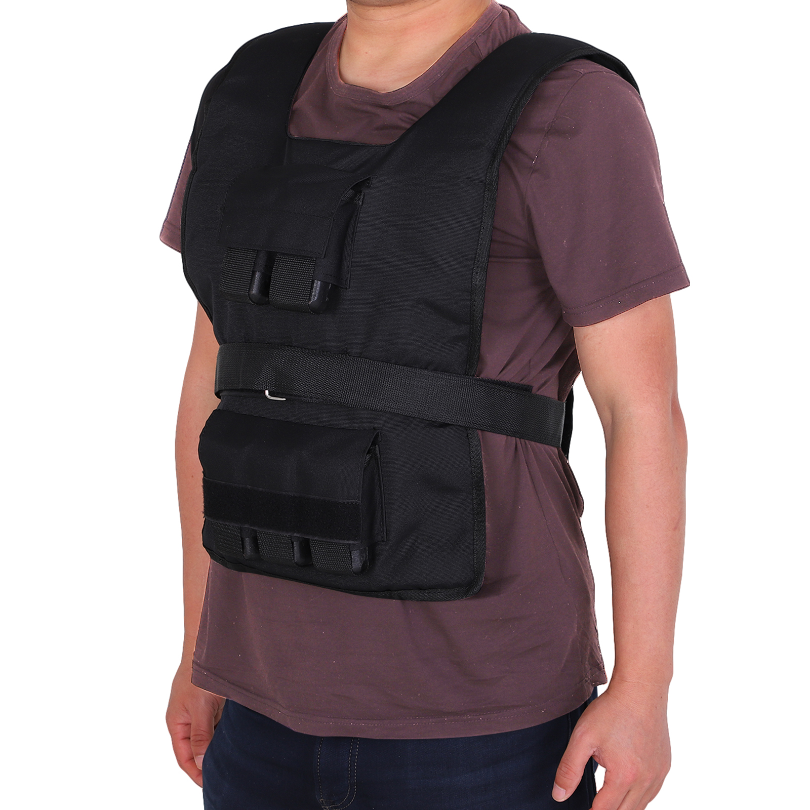 Gewichtsweste 15 KG / 20 KG / 30 KG verstellbare Trainingsweste mit herausnehmenbar Gewichten Laufweste Damen Herren für Muskelaufbau Krafttraining, Laufen, Fitness, Cross Training