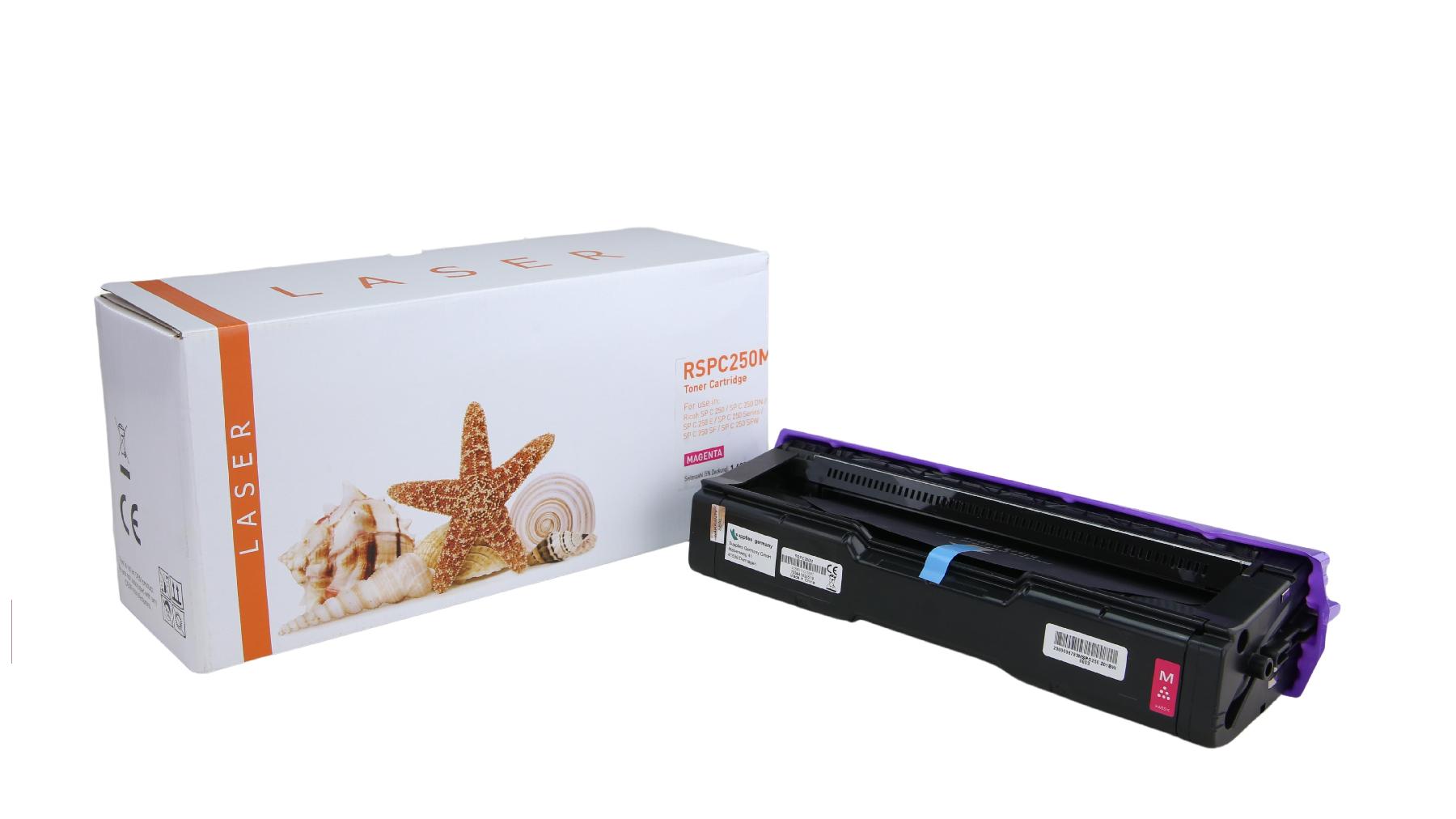 SPC250M  alternativToner magenta für Ricoh / 407545 / 1.600 Seiten