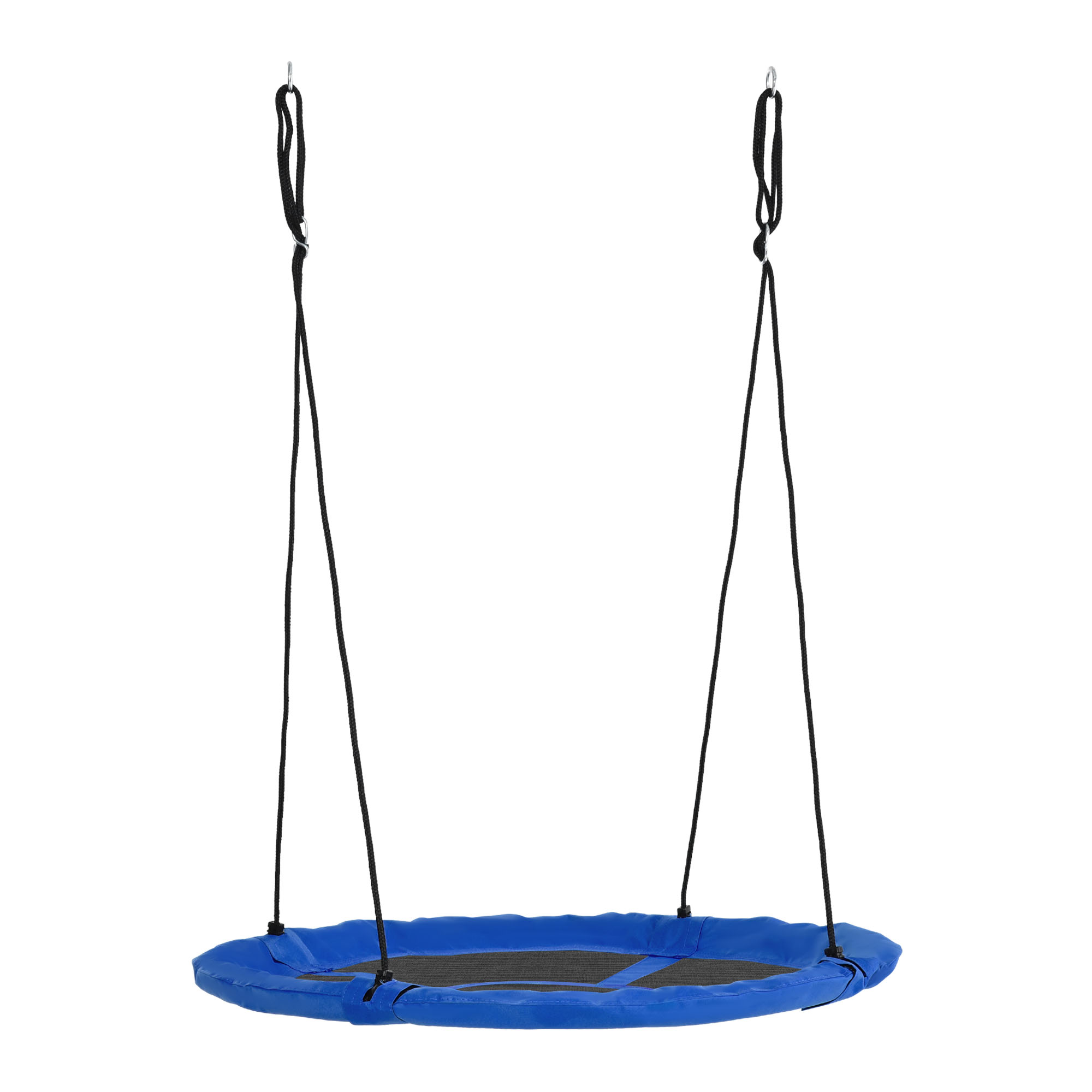 Nestschaukel, wetterfest, bis 100 kg, längenverstellbare Seile, ?110 cm, Blau