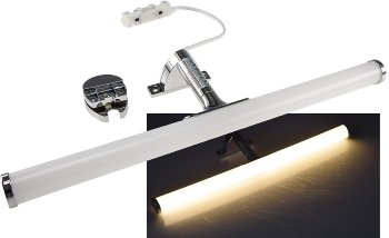 LED Spiegelleuchte "Banheiro 6A" - 230V, 6W, 780lm, 40cm, 2900K warmweiß LED Spiegelleuchte "Banheiro 6A" - 230V, 6W, 780lm, 40cm, 2900K warmweiß
