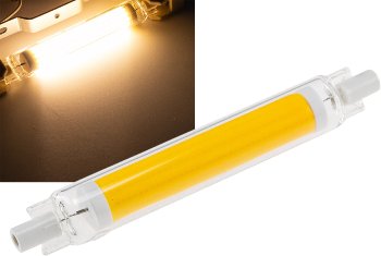 LED Strahler 8W R7s "RS118 COB8dim" - 360°, 3000k, 887lm, 118mm, warmweiß LED Strahler 8W R7s "RS118 COB8dim" - 360°, 3000k, 887lm, 118mm, warmweiß