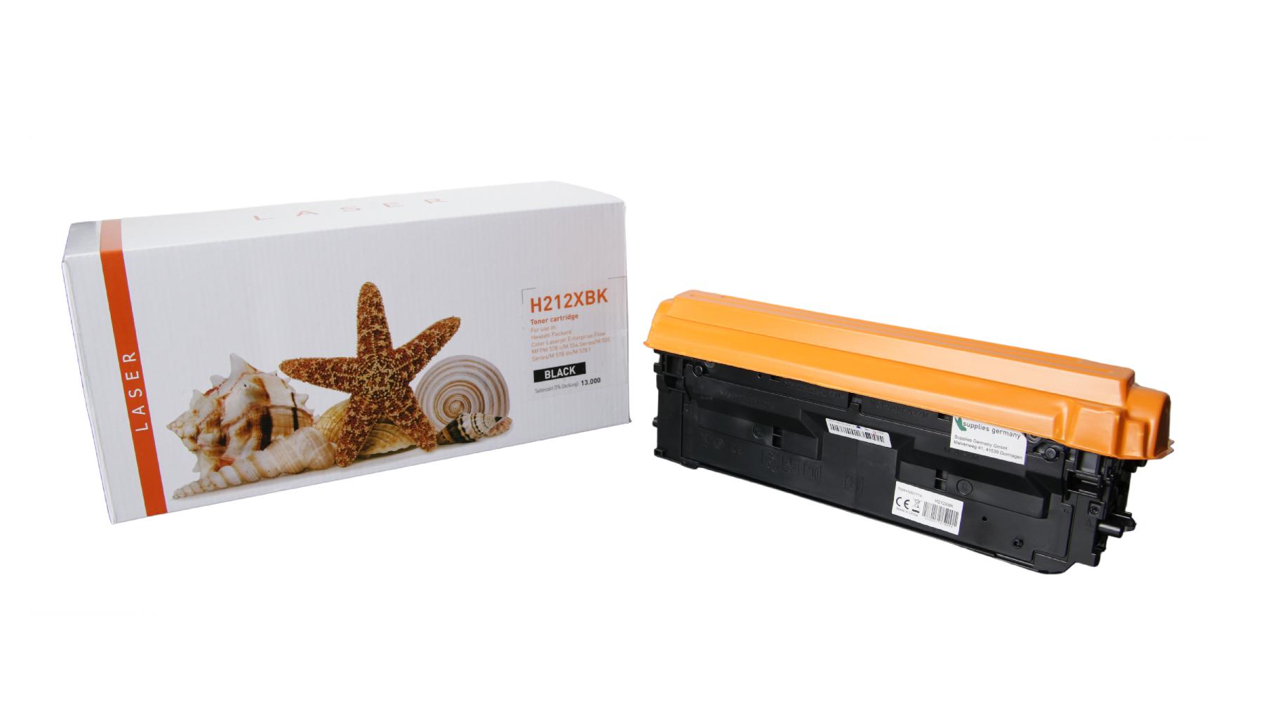 212Xschwarz alternativ Toner schwarz für HP / W2120X / 13.000 Seiten 212Xschwarz alternativ Toner schwarz für HP / W2120X / 13.000 Seiten