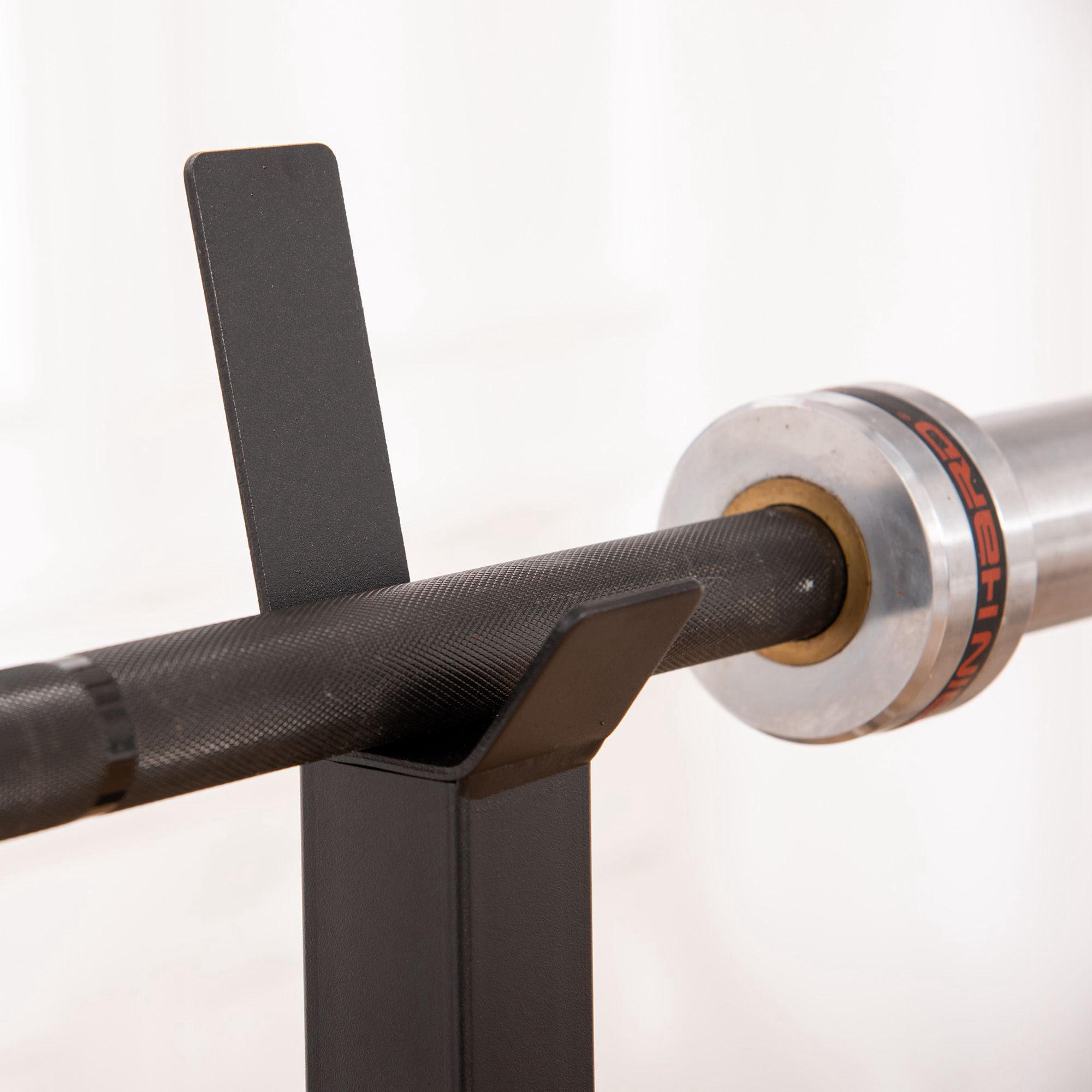 Hantelständer, 2er-Set, bis 150 kg belastbar, höhenverstellbar, Stahl, weiß+schwarz, 52 x 48 x 160 cm
