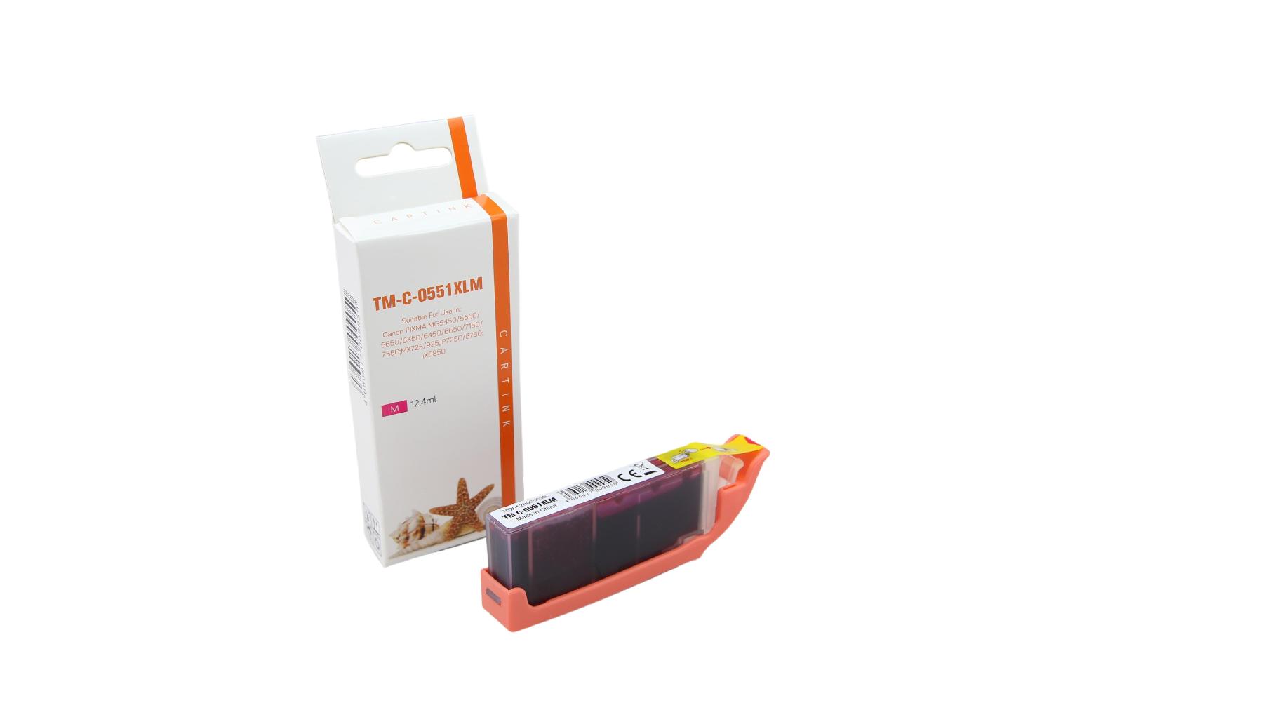 CLI551MXL alternativ Seestern Tinte magenta für / 6510B001 / 12,4ml