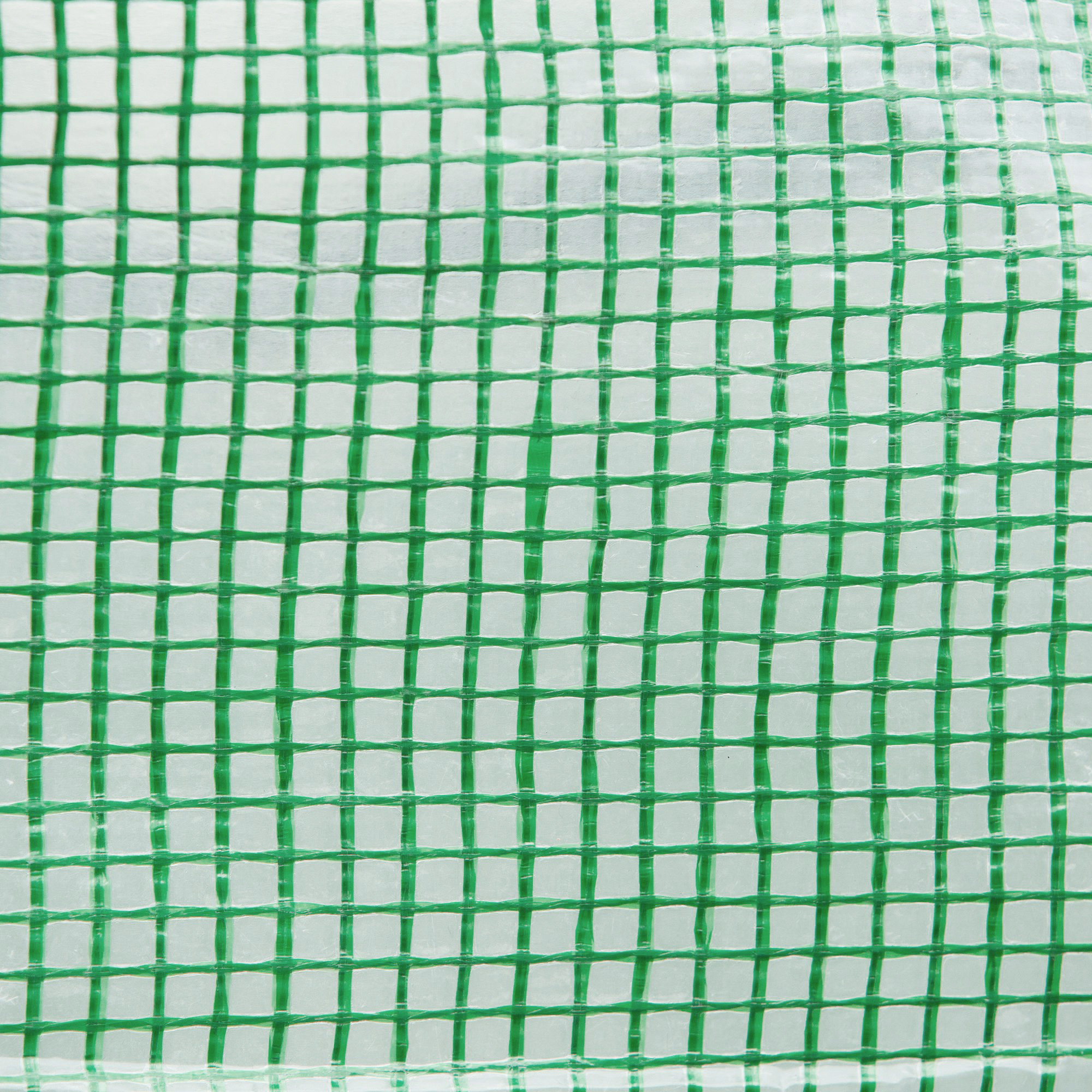 Ersatzfolie für 3x3x2 m Gewächshaus, robust, reißfest, 6 Fenster, Tür, Grün