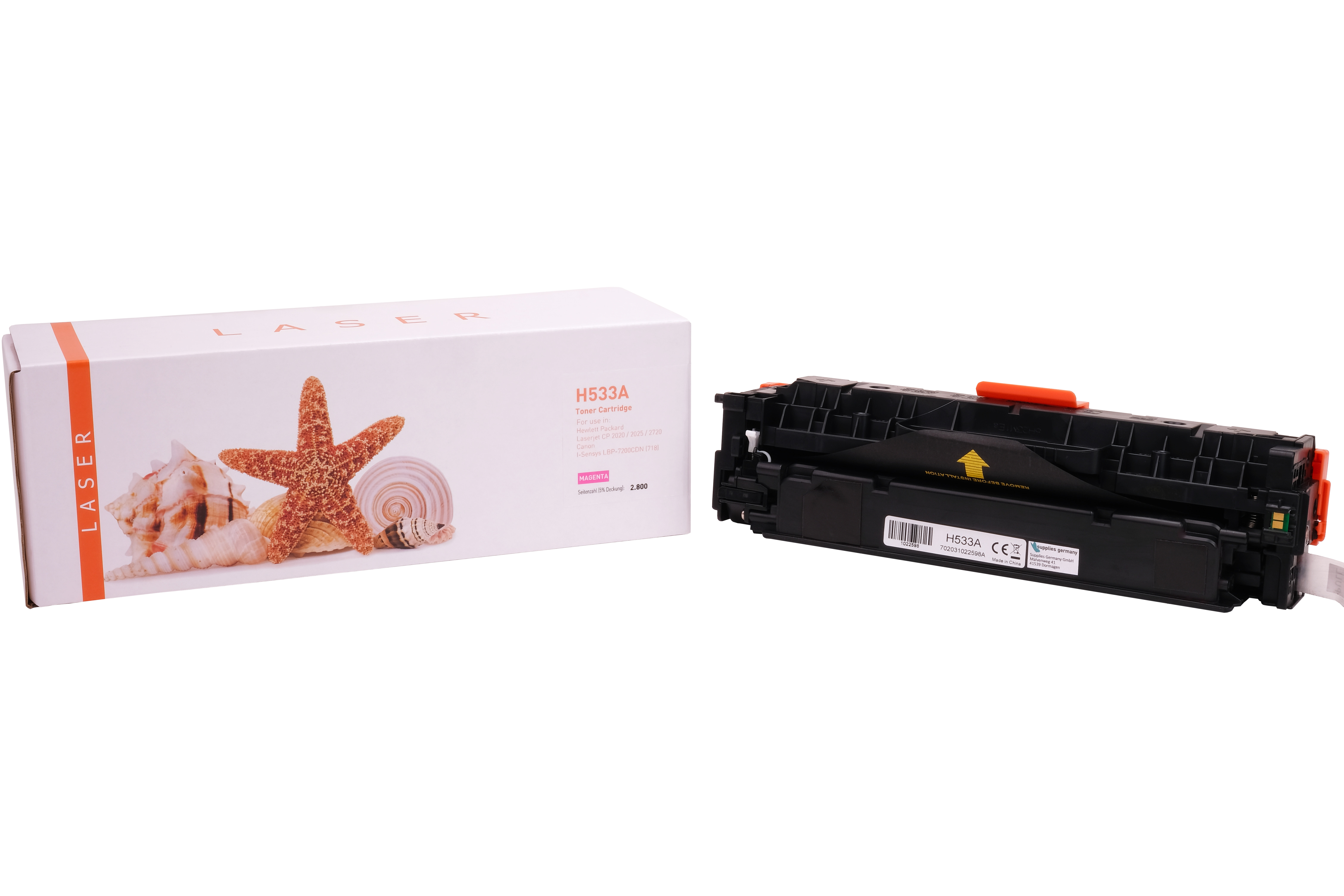 CC533A alternativ Toner Magenta für HP / CC533A / 2.800 Seiten CC533A alternativ Toner Magenta für HP / CC533A / 2.800 Seiten