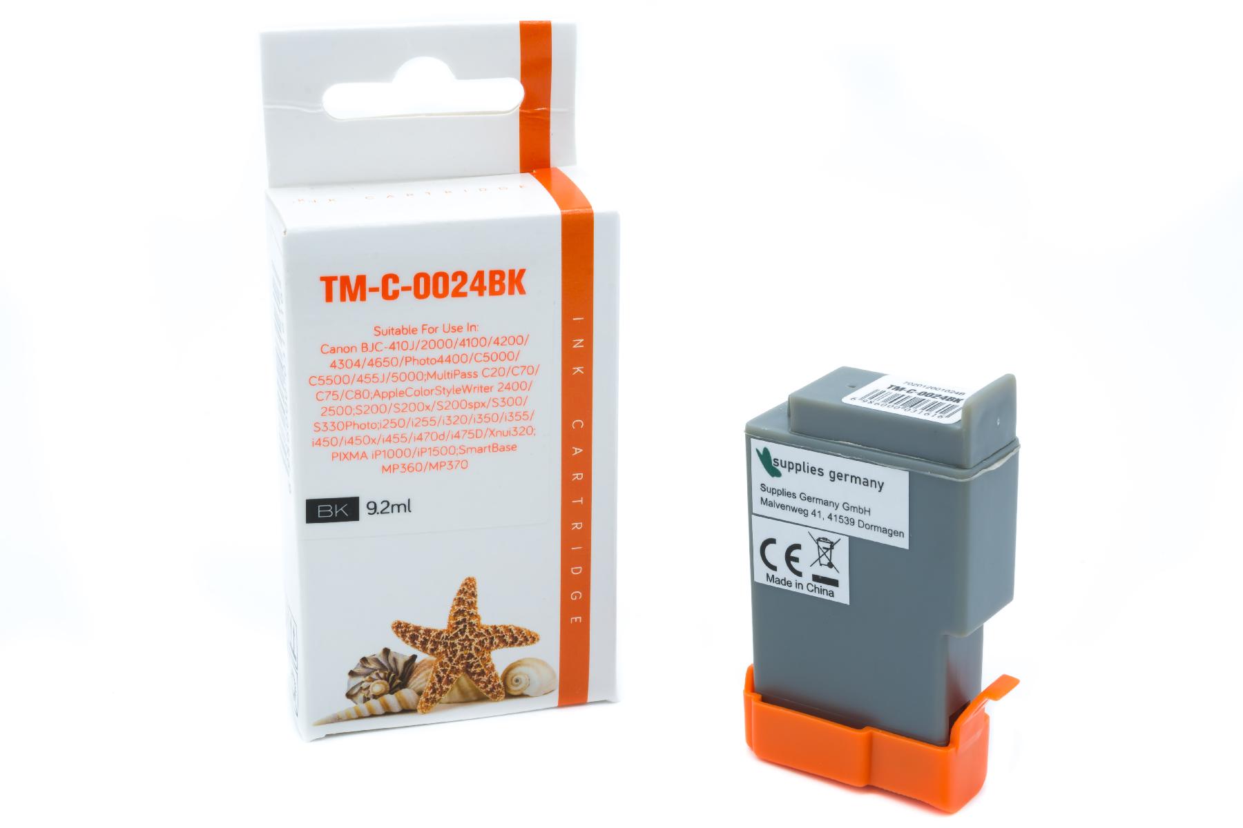 BCI24/21schwarz alternativ Seestern Tinte schwarz für Canon / 0954A002 / 10ml BCI24/21schwarz alternativ Seestern Tinte schwarz für Canon / 0954A002 / 10ml