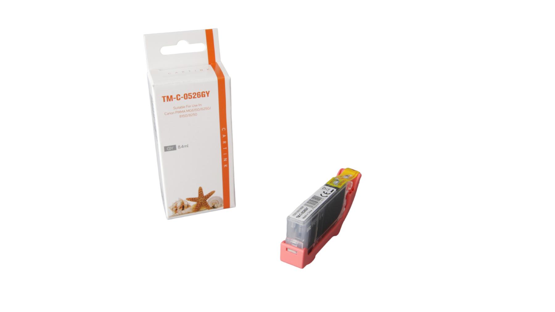 CLI526G alternativ Seestern Tinte Grey für Canon / 4544B001 / 8,4ml / mit Chip