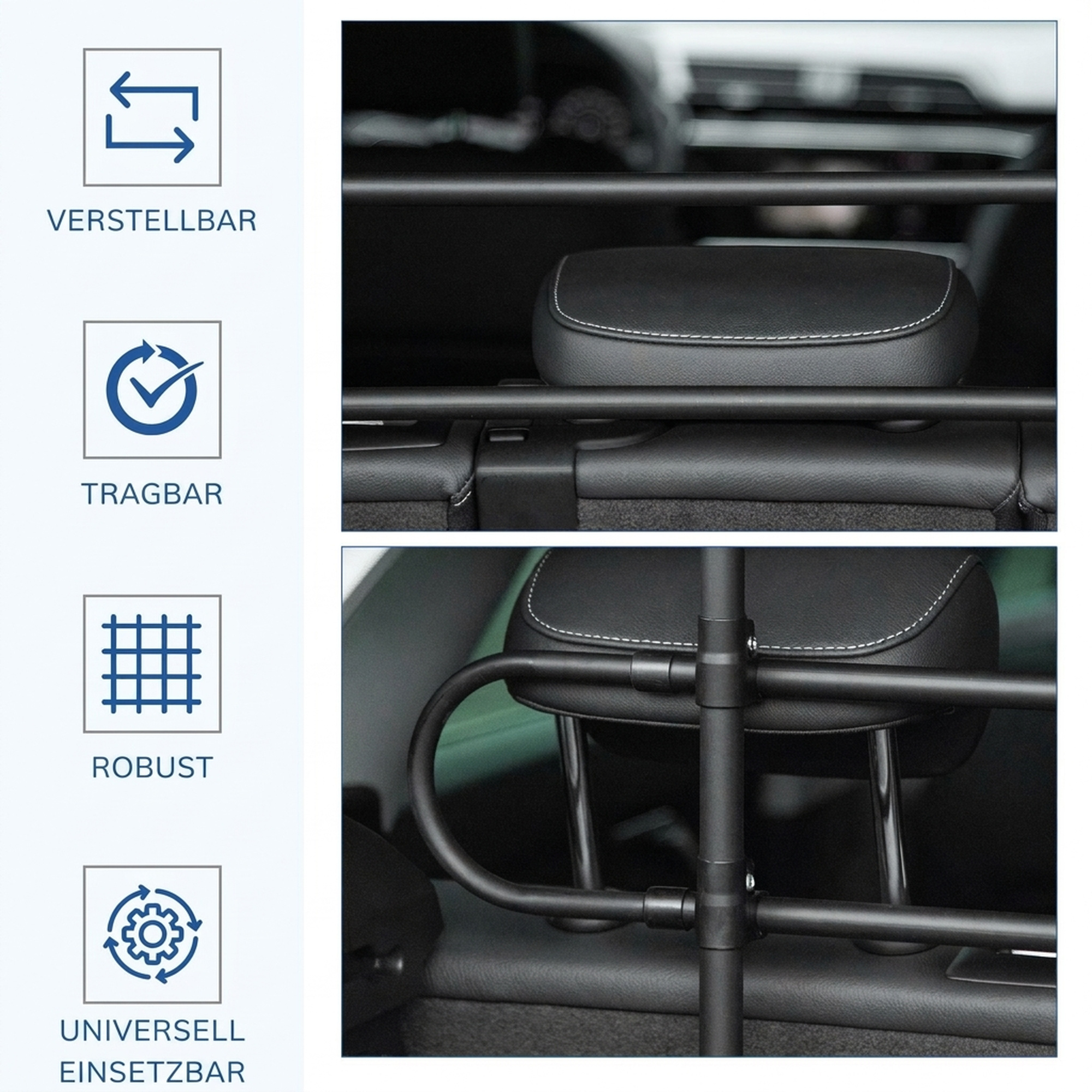 Schutzgitter Auto Hundegitter Hundeschutzgitter Trenngitter Gepäckgitter