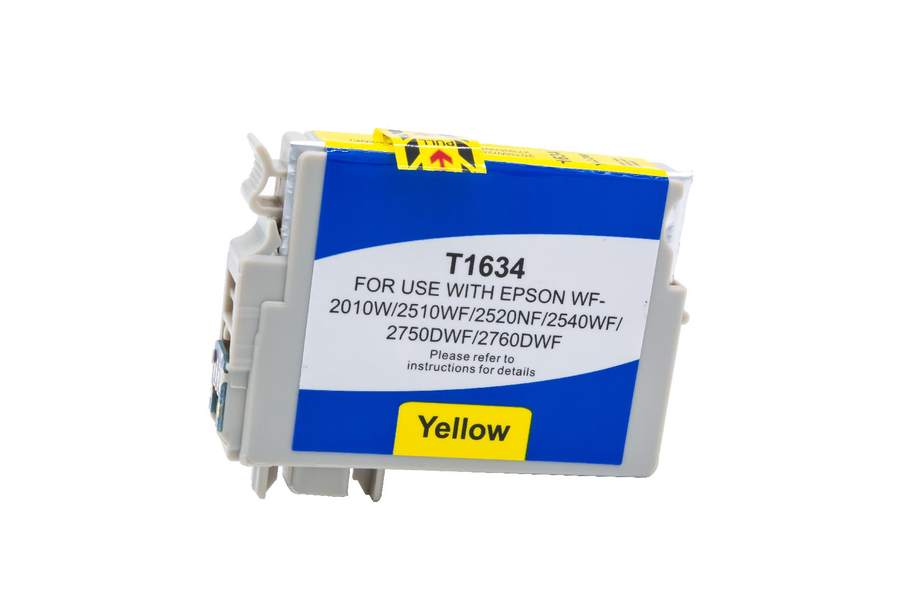 T1634 alternativ Tinte gelb für Epson  / C13T16344010 / 6,5ml