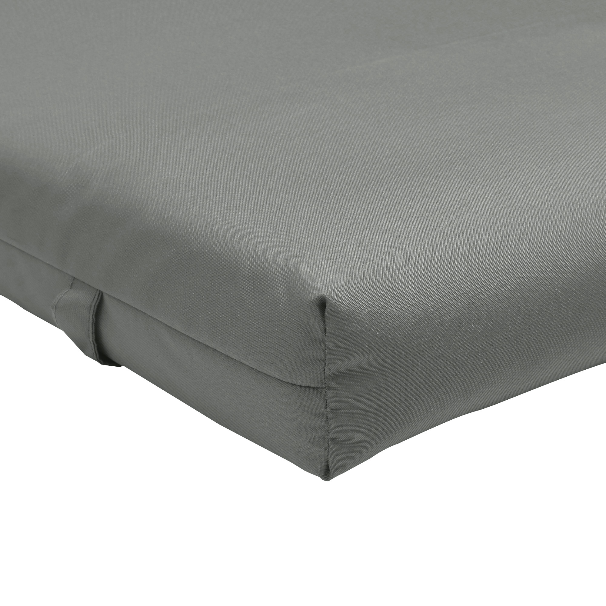 Liegenauflage Liegenpolster Sonnenliege Auflage Gartenliege Polsterauflage Bezug Polyester Dunkelgrau 196 x 55 x 8 cm