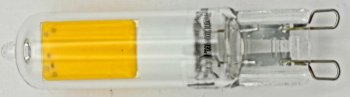 LED Stiftsockel G9, 4W, 500lm, 330°, 230V, 3000k / warmweiß, Glas