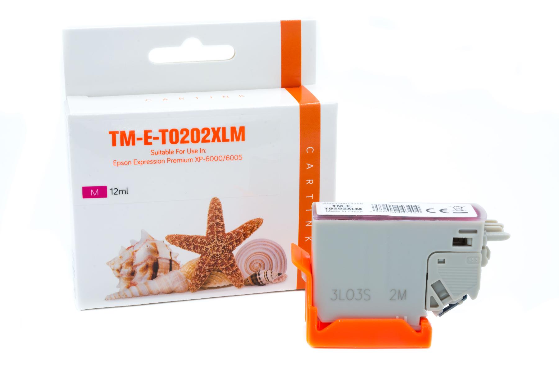 T0202XLM alternativ Seestern Tinte Magenta für / C13T02H34010 / 12ml