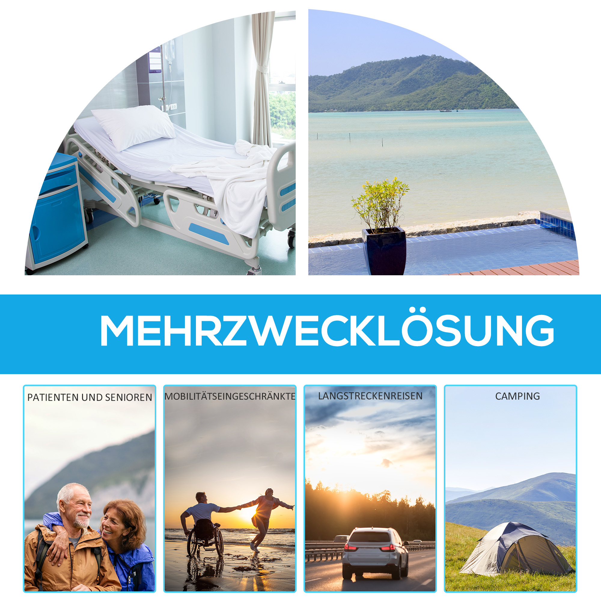 Campingtoilette Mobiltoilette WC Chemie mobile Toilette Reise Wohnmobil