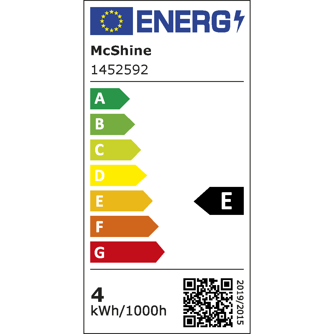 LED-Stiftsockellampe McShine, G9, 4W, 490 lm, warmweiß