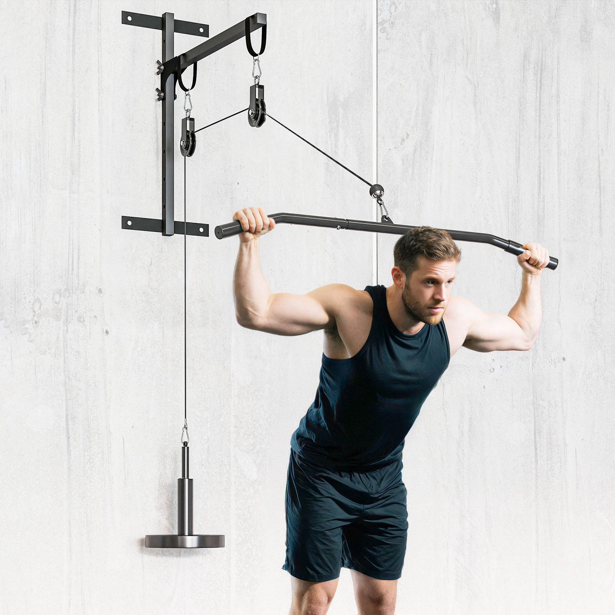 Kabelzug-Pulley-System für das Armkrafttraining
