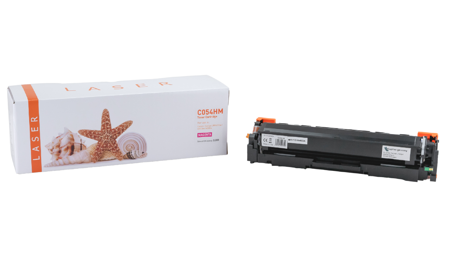 054HM alternativ Toner Magenta für Canon / 3026C002 / 2.300 Seiten