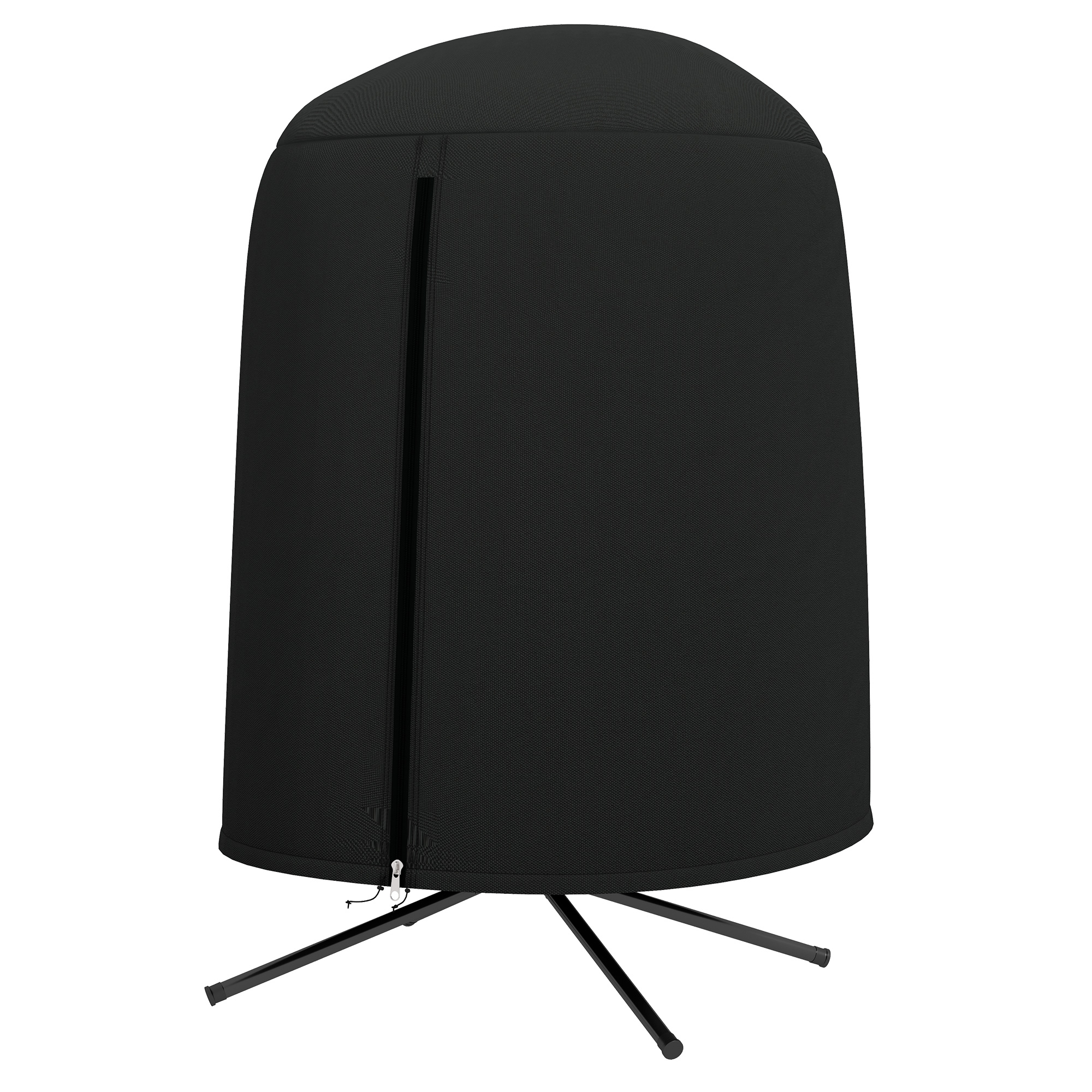 Schutzhülle für Hängesessel, wasserdicht, staubdicht, Polyester, Ø128 x 190 cm, Schwarz