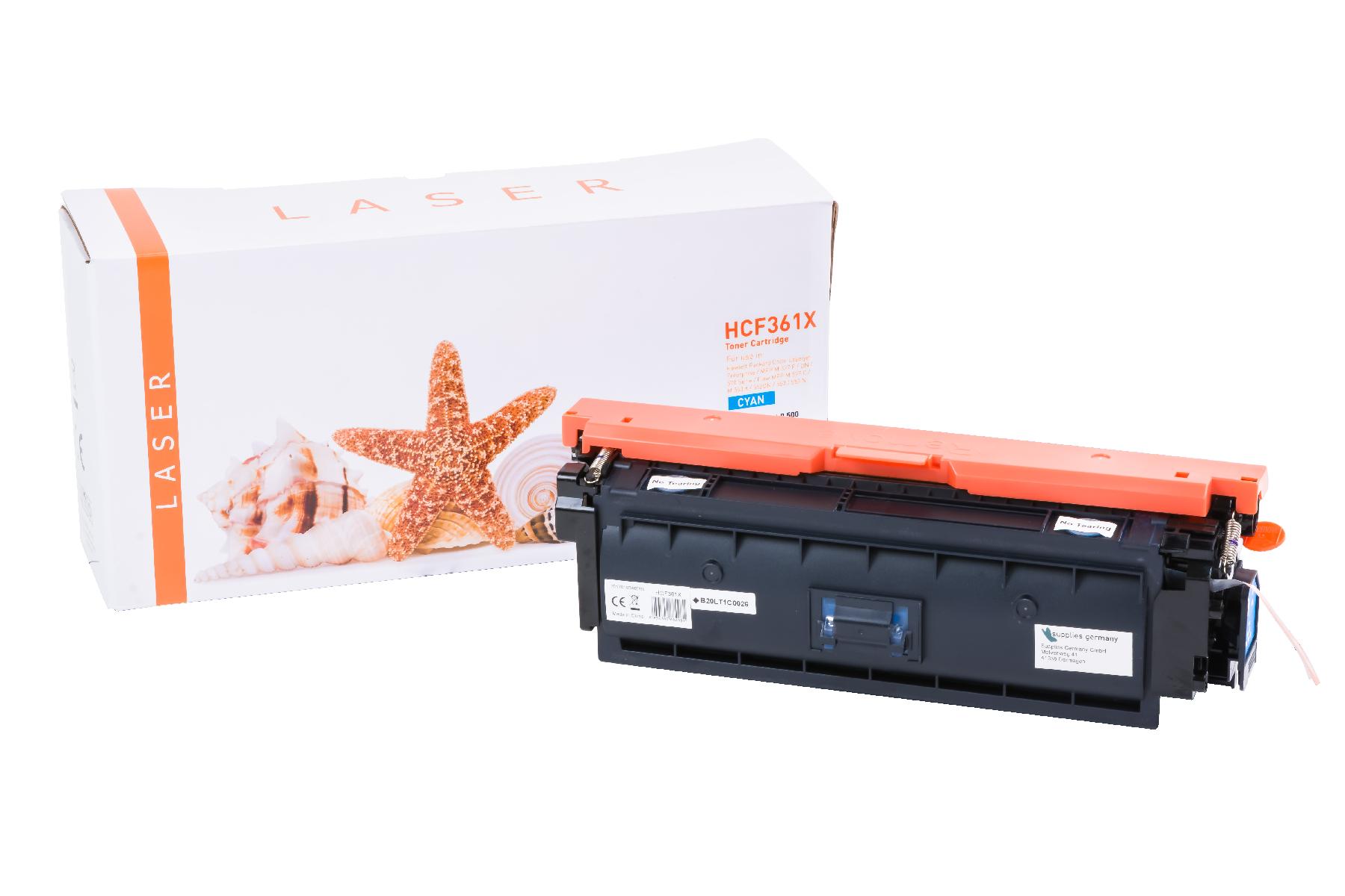 CF361X alternativ Toner cyan für HP / CF361X /508X / 9.500 Seiten