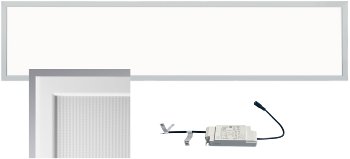LED Licht-Panel "CTP-120 Office" neutral / 30x120cm, 4000K, 40W, 3850lm, UGR16