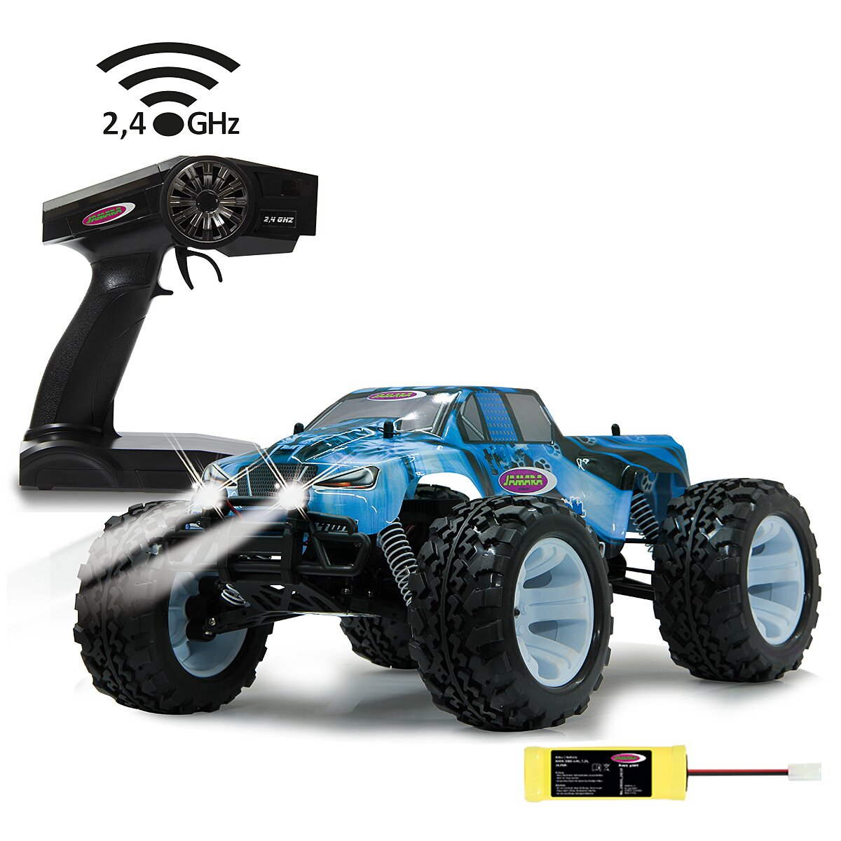 Tiger Ice Monstertruck 4WD 1:10 NiMh 2,4GHz mit LED Tiger Ice Monstertruck 4WD 1:10 NiMh 2,4GHz mit LED