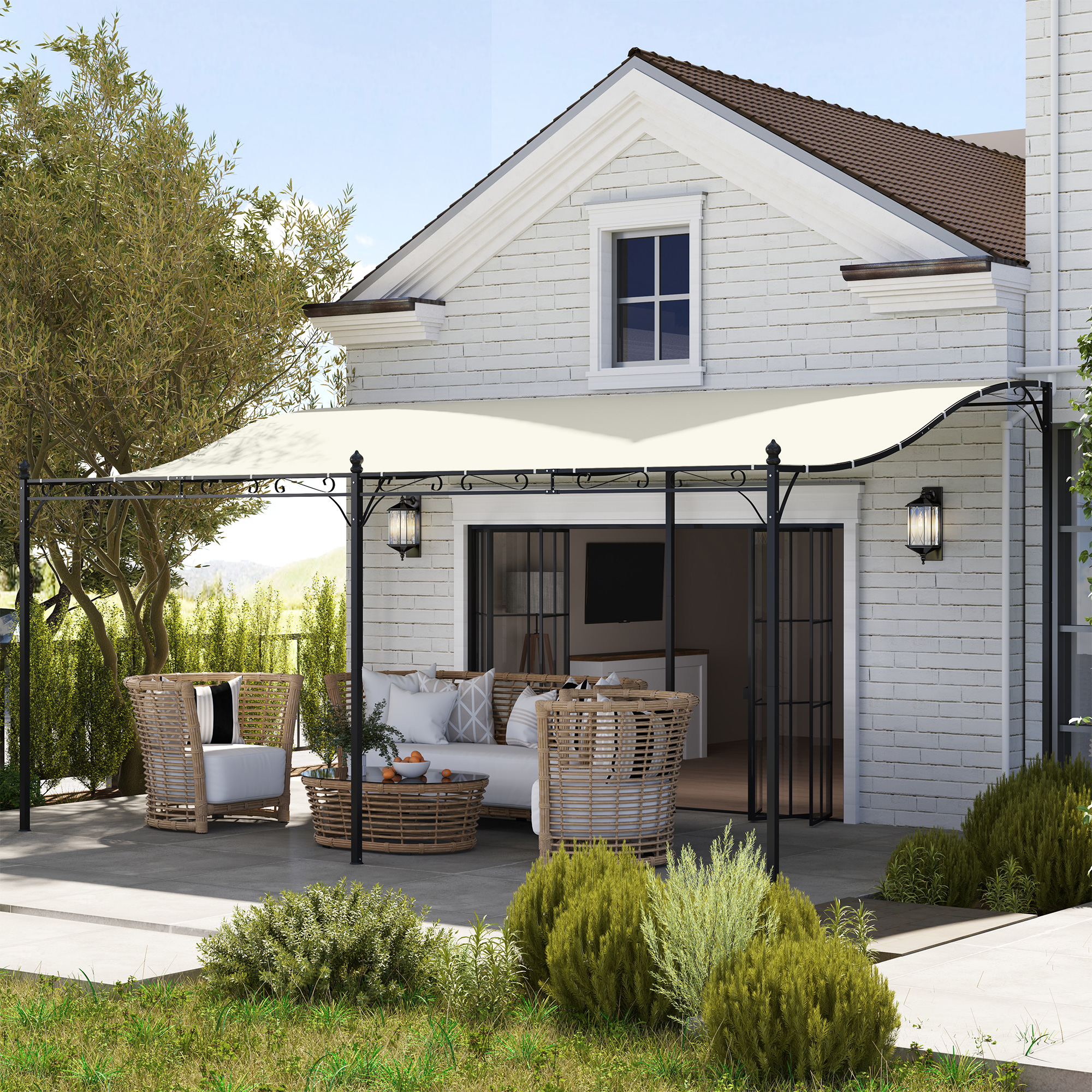 outsunny-3-x-5-m-pergola-flexibles-gartendach-mit-wasserfester-plane-und-metallrahmen-schattenspender-cremeweiss~1SE2598G1RO00