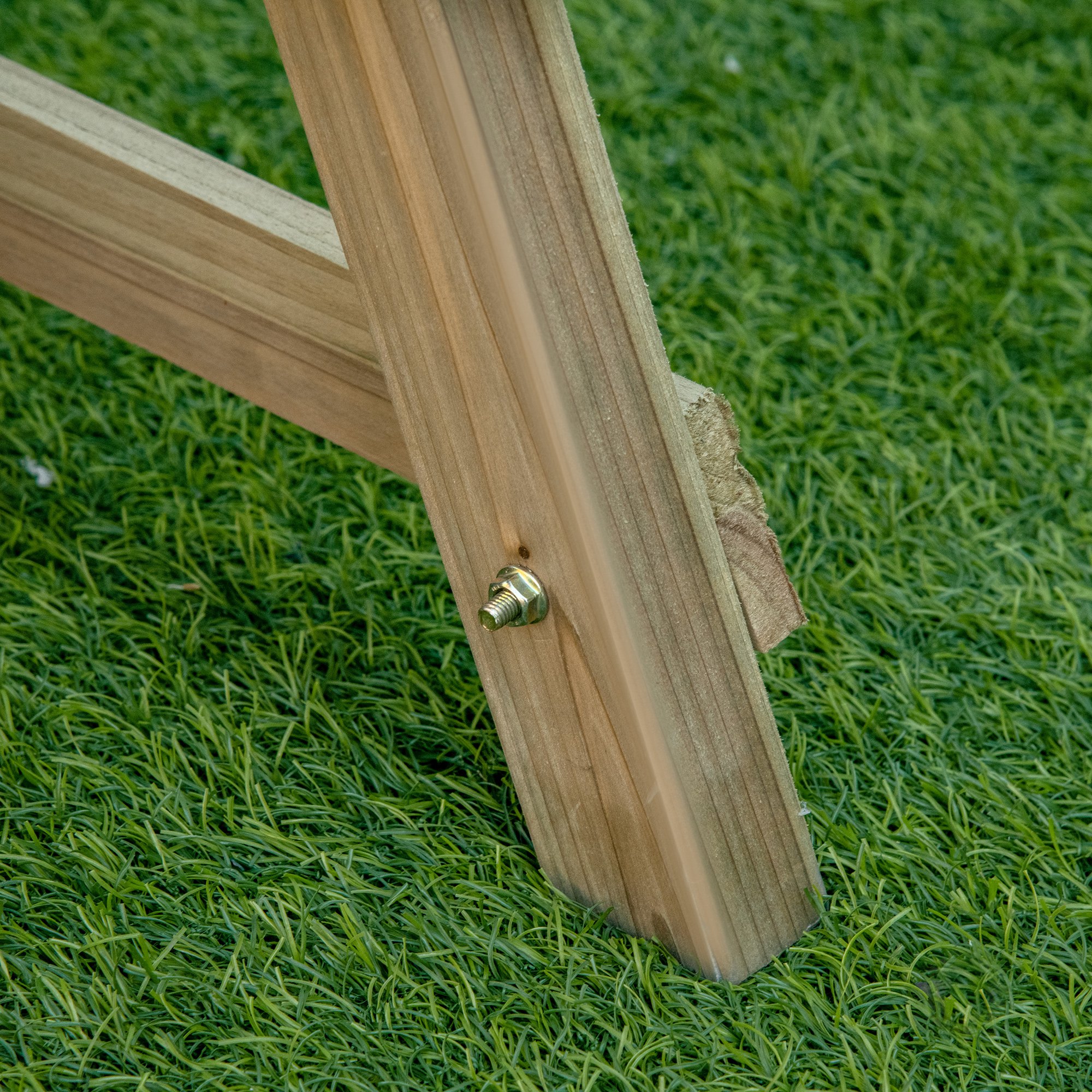 Hochbeet Blumentreppe Holz Blumenleiter mit 3 Ablagen Pflanzentreppe Pflanzregal Pflanzenständer Blumenregal Blumenständer Natur 71 x 61 x 77 cm