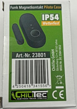 Funk Magnetkontakt "Pilota Casa"  IP55 / Batteriebetrieb, max. 30m