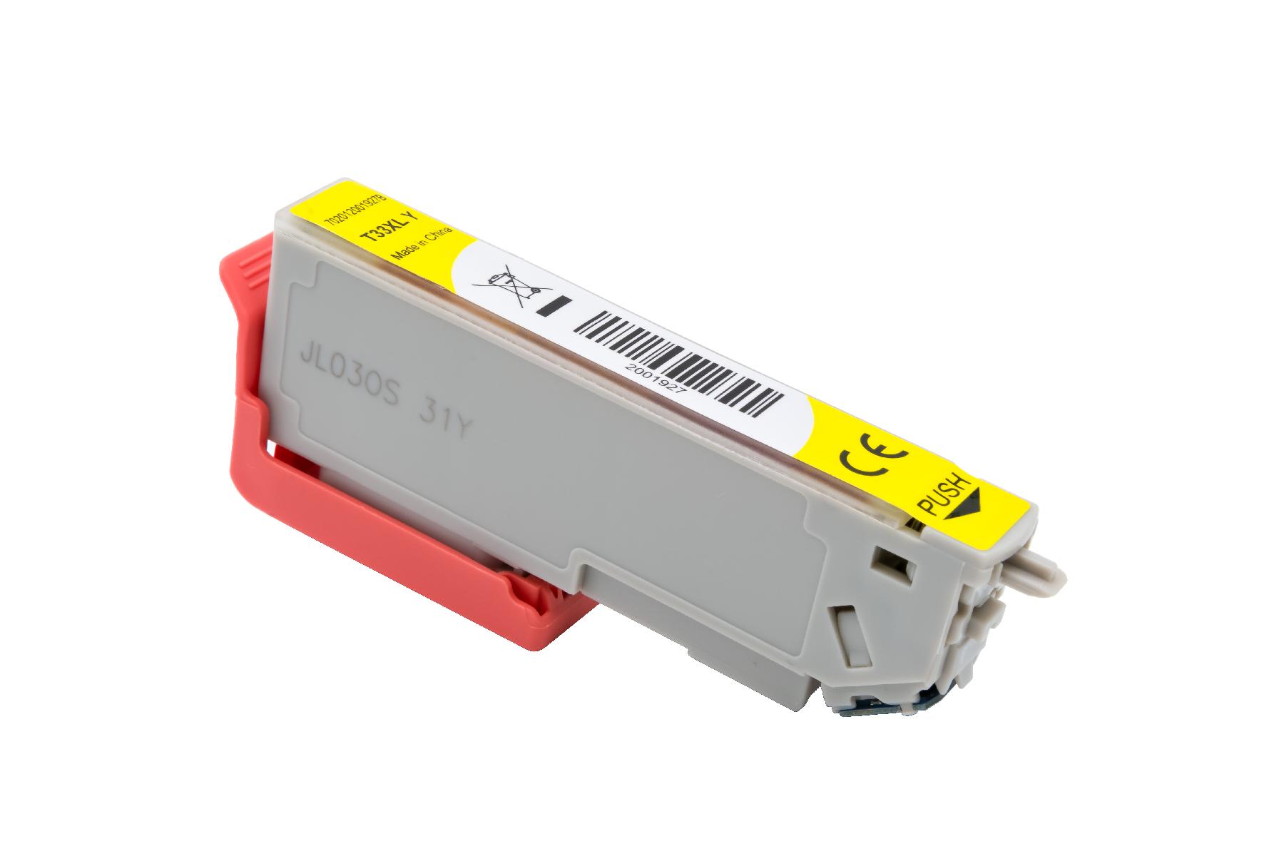 T33XLY alternativ Tinte yellow für Epson / C13T33644010 / 12ml