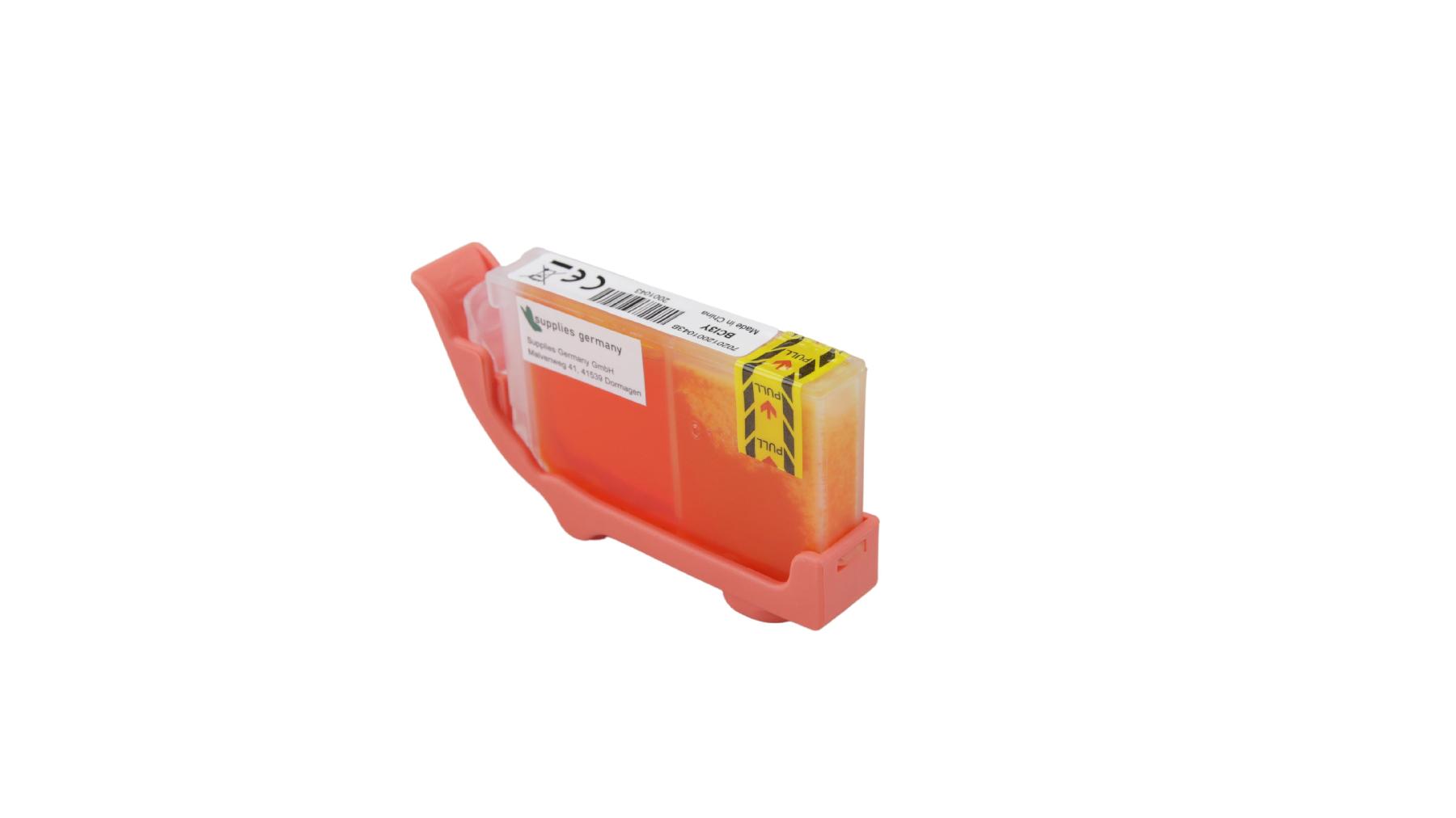 BCI3Y alternativ Tinte yellow für Canon  / 4482A002 / 14ml