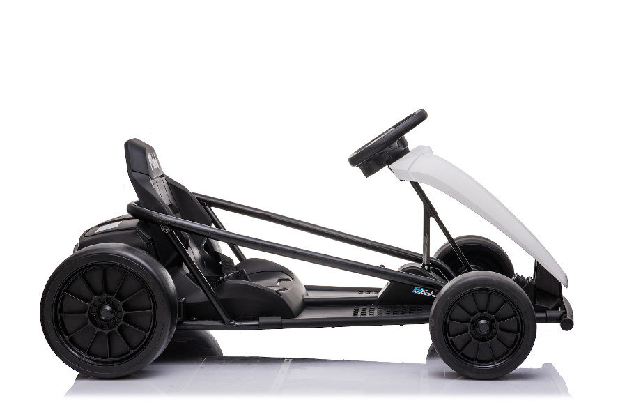Kinderfahrzeug e-Gokart - weiß